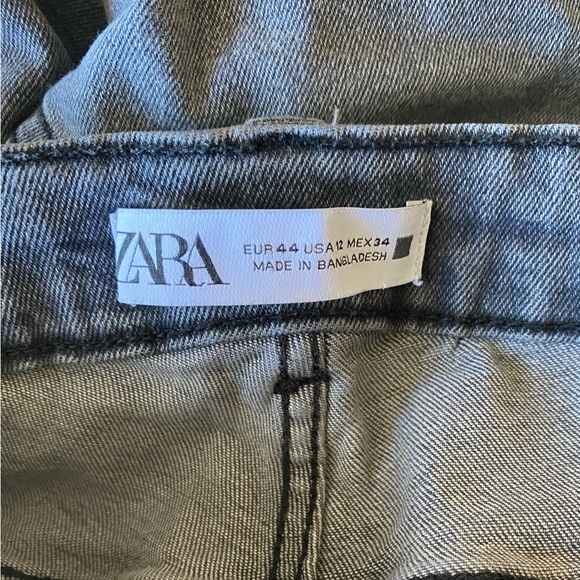 ZARA WOMENS SKINNY JEANS BLACK SIZE‎ 12 - Picture 3 of 8